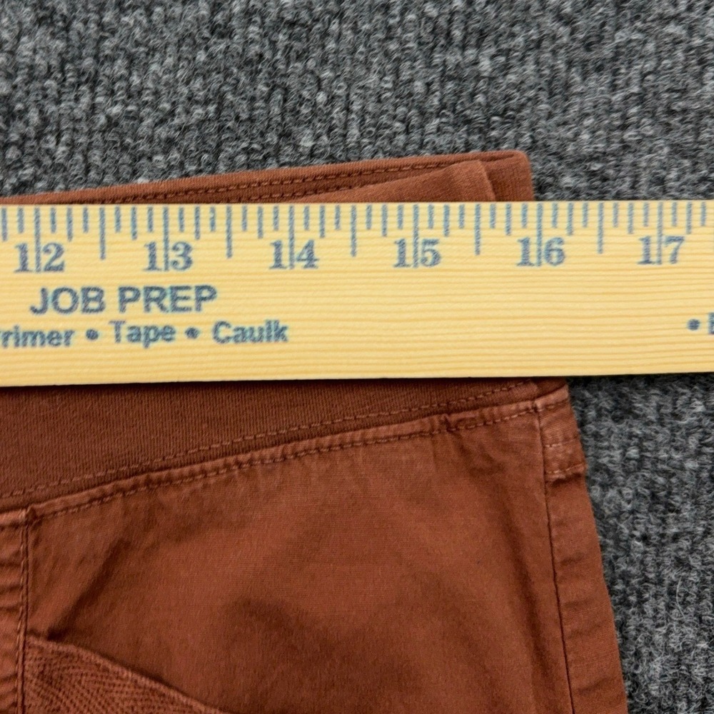 Wearables XCVI Cargo Utility Shorts Womens M Burnt Orange Pull On Stretch Hiking - Picture 10 of 10